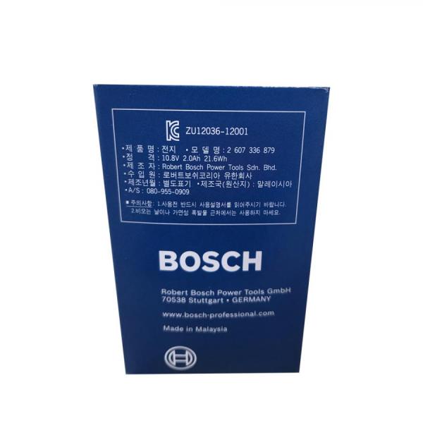 디바이스마트,수공구/전자공구/전동공구 > 전동/엔진공구 > 충전공구 > 충전기/배터리,보쉬 BOSCH,보쉬 정품 배터리 GBA 10.8V 2.0Ah,전압 10.8V / 용량 2.0Ah / 중량 0.175 Kg / 원산지 말레이시아 / 안전인증번호 ZU10240-16002