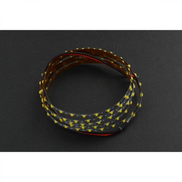 디바이스마트,LED/LCD > LED 인테리어조명 > 플렉서블 LED,DFROBOT,3V Flexible LED Strip (138 LEDs) - Warm White [FIT0834],초슬림 플렉서블  웜 화이트 LED / 폭 : 2.5mm / 두께 1mm / 미터당 LED 138개 / 정격전압 : 3V / 정격출력 : 최대 