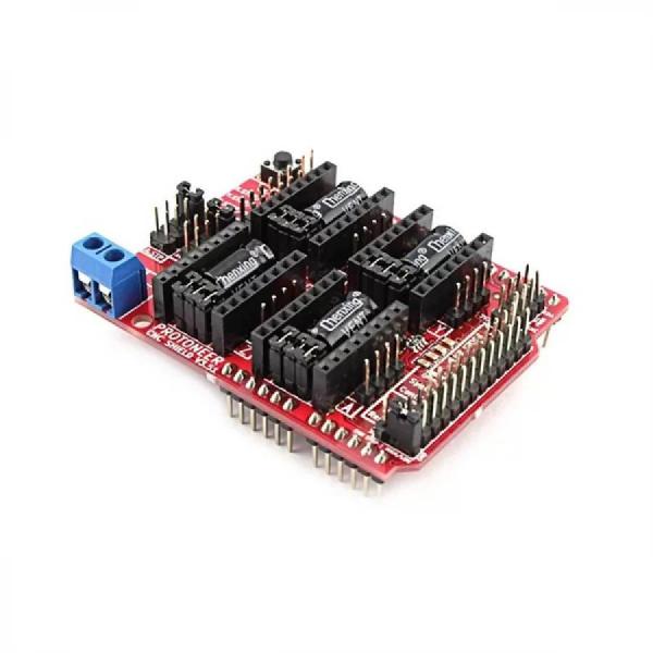 디바이스마트,오픈소스/코딩교육 > 아두이노 > 아두이노 호환쉴드,ELECROW,Arduino CNC Shield V3.51 - GRBL v0.9 compatible - Uses Pololu Dr [CDP03051C],C라우터, DIY 레이저 절단기, 3D 프린터 및 고정밀 스테퍼 모터를 제어해야 하는 프로젝트에 사용 / 12-36V DC에서 작동 / GRBL v0.9 호환