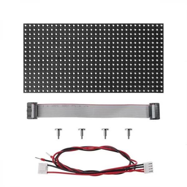 디바이스마트,MCU보드/전자키트 > 디스플레이 > LED,ELECROW,16*32 RGB LED panel light P6 full color matrix module 1/8 scan [DLM22001P],16mm 피치의 32x512 그리드에 배열된 16개의 풀 컬러 RGB LED가 있는 32x6 RGB LED 매트릭스 패널