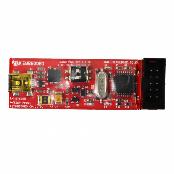 디바이스마트,MCU보드/전자키트 > 개발용 장비 > AVR용 개발장비 > ISP,LK EMBEDDED,STK500 AVRISP 프로그래머,PC 및 노트북 USB 직렬포트에 손 쉽게 바로 연결하여 AVR 마이크로 컨트롤러의 프로그램 다운로딩이 가능