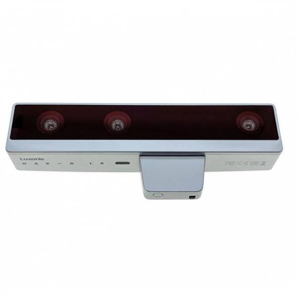 디바이스마트,MCU보드/전자키트 > 인공지능/임베디드/산업용 > 인공지능/머신러닝 > 인공지능 카메라/비젼,Luxonis,OAK-D LR [DepthAI 3D Camera],기준선(베이스라인)이 15cm인 OAK-D LR은 최대 30m까지 정확한 depth (거리) 판독이 가능합니다. OAK-D 라인의 모든 기능, 그리고 RVC2 코어 및 모든 AI 모델을 실행할 수 있습니다.