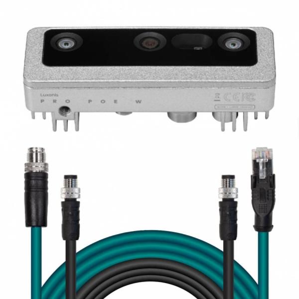 디바이스마트,MCU보드/전자키트 > 인공지능/임베디드/산업용 > 인공지능/머신러닝 > 인공지능 카메라/비젼,Luxonis,OAK-D-Pro-W-PoE-97 (OV9782) [DepthAI 3D Camera],OAK-D Pro W PoE는 더 넓은 FOV를 가진 OAK-D Pro PoE의 업그레이드 버전입니다. 이 장치는 OAK 시리즈 2 제품군의 일부입니다.