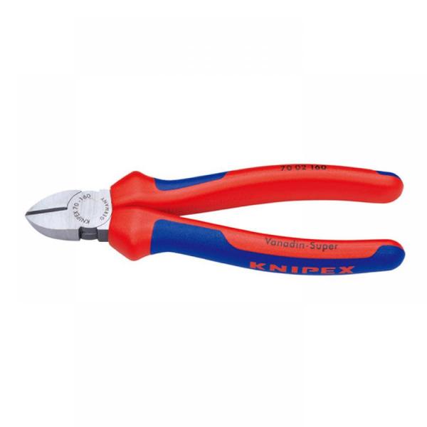 디바이스마트,수공구/전자공구/전동공구 > 작업공구 > 플라이어류 > 니퍼,KNIPEX,크니펙스 니퍼 70-02-140,다양한 절단 작업을 위한 필수 공구 / 연선과 강선 절단에 모두 적합 / 정교한 컷팅 엣지 / 전기 유도 경화 처리 / 140mm