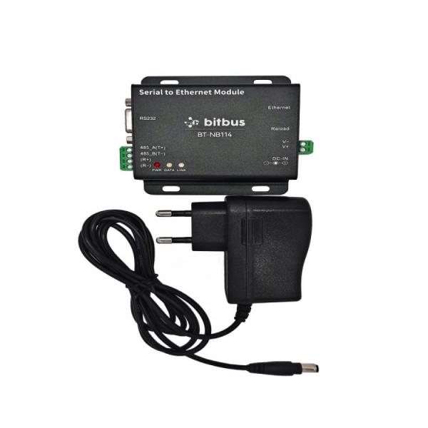 디바이스마트,MCU보드/전자키트 > 통신/네트워크 > 이더넷/PoE(Power over Ethernet),비트버스,BT-NB114+USB to RS232 [MFA-03],BT-NB114 모듈은 직렬 포트 데이터를 이더넷으로 변환하고 포트 데이터를 이더넷 데이터로 변환하는 직렬 포트 제품입니다. / RS232 모듈은 신호를 PC의 USB포트를 통해 통신이 가능하게 하는 모듈입니다.