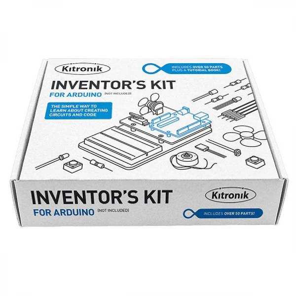 디바이스마트,오픈소스/코딩교육 > 아두이노 > 아두이노 교육용키트,Kitronik,Kitronik Inventors Kit for Arduino, Pack of 20 [KIT-5313-20],아두이노용 발명가 키트 20팩  / LED, 모터, 광 센서 및 축전기 사용을 포함하여 10가지 실험을 완료하는 데 필요한 모든 것이 포함되어 있습니다.