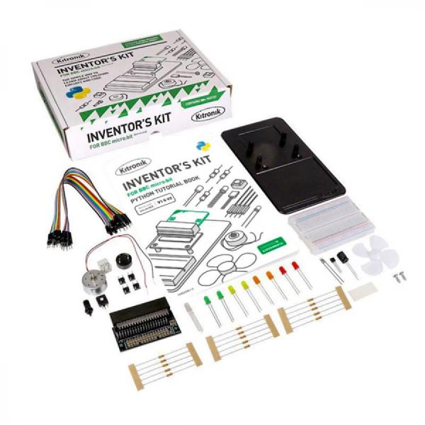 디바이스마트,오픈소스/코딩교육 > Micro:Bit > 마이크로비트 교육용키트,Kitronik,Kitronik Inventors Kit for micro:bit - Python version, pack of 20 [KIT-5669-20],마이크로비트 발명가 키트 20팩 / 파이썬 버전 / LED, 모터, LDR 및 커패시터 사용을 포함하여 10가지 실험을 완료하는 데 필요한 모든 것이 포함되어 있습니다. / 비트 포함 X