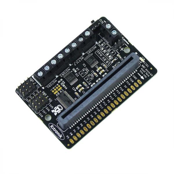 디바이스마트,오픈소스/코딩교육 > Micro:Bit > 마이크로비트 확장/변환보드,Kitronik,Kitronik Compact All-In-One Robotics Board for BBC micro: [KIT-5693],마이크로비트용 컴팩트 올인원 로보틱스 보드 / 4개의 모터와 8개의 서보를 구동 /  2.54mm 핀 헤더 / I2C / 3V
