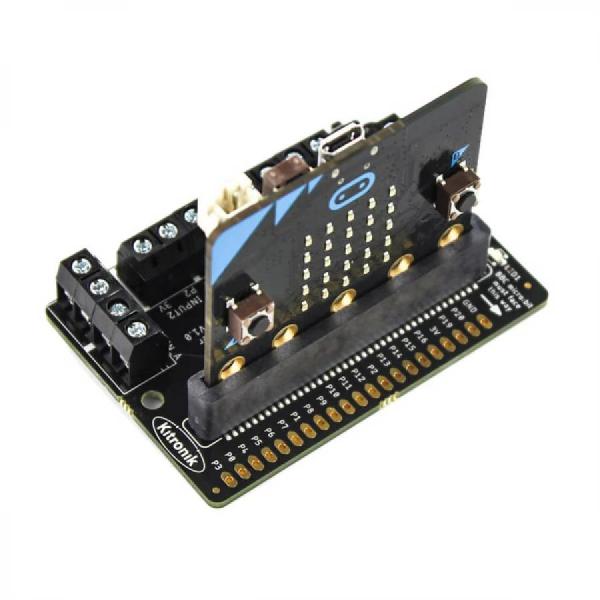 디바이스마트,오픈소스/코딩교육 > Micro:Bit > 마이크로비트 확장/변환보드,Kitronik,Kitronik Compact Motor Driver Board for the BBC micro:bit [KIT-5698],마이크로비트 모터 드라이버 /  2개의 모터를 정방향, 역방향 및 정지 제어와 동시에 구동할 수 있어 버기 같은 설계에 이상적입니다.