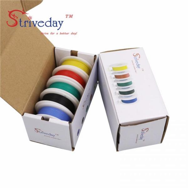 디바이스마트,케이블/전선 > KS/UL/절연전선 > 전선키트,CBAZY,18AWG 5색 실리콘 와이어 키트 (25M),5색 실리콘 와이어 키트 / 규격 : 18AWG / 색상 : 흑,적,청,황,녹 5색 / 길이 : 색상별 각 3.6M / \절연 재료: RUBBER