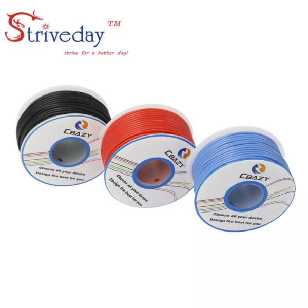 디바이스마트,케이블/전선 > KS/UL/절연전선 > 전선키트,CBAZY,18AWG 3색 실리콘 와이어 키트 (45M)  [빨강,검정,파랑],3색 실리콘 와이어 키트 / 규격 : 18AWG / 색상 : 흑,적,청 3색 / 길이 : 색상별 각 15M / 절연 재료: RUBBER