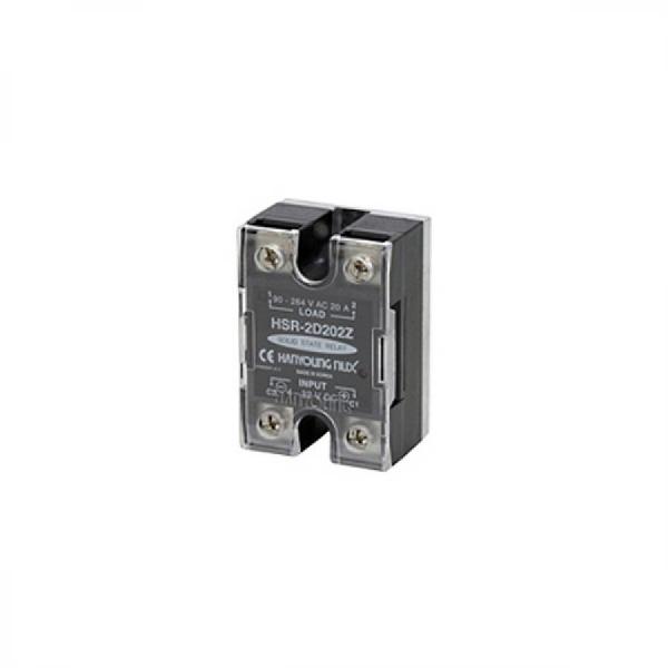 디바이스마트,기계/제어/로봇/모터 > 자동화(FA) > 제어 > 릴레이,한영넉스,직류 저압용 단상 SSR HSR-2D102R,방열판 분리형 / 동작: 랜덤 스위칭 / 입력 전압: 4~32V DC / 정격 부하 전류: 10A / 정격 부하 전압: 90~264V AC