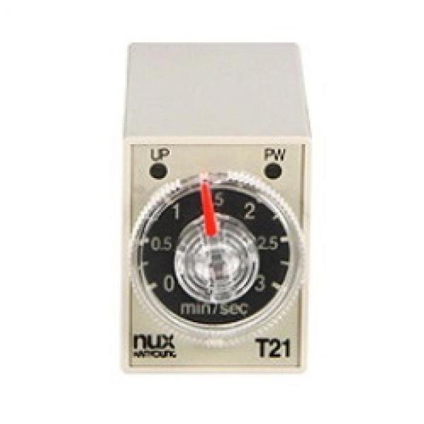 디바이스마트,기계/제어/로봇/모터 > 자동화(FA) > 제어 > 카운터/타이머,한영넉스,타이밍 릴레이 아날로그 타이머 T21-6-4D24HNX1,플러그-인 (14핀) / 출력: 한시 (4C) / 시간레인지: 6sec, 60sec, 6min, 60min / 입력 전압: 24V DC