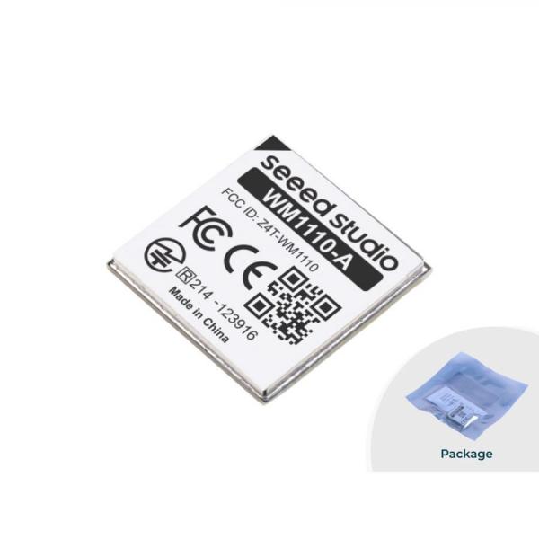 디바이스마트,MCU보드/전자키트 > 통신/네트워크 > RF/LoRa,Seeedstudio,Wio-WM1110 Wireless Module - Semtech LR1110 and Nordic nRF52840 [114992865],글로벌 LoRaWAN 주파수 계획 지원 /  GNSS(GPS/ BeiDou), Wi-Fi, Bluetooth, 실내 및 실외 포지셔닝 에 적합 / Nordic nRF52840 Bluetooth 5.3 SoC / FCC, CE, Telec 인증