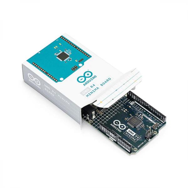 디바이스마트,오픈소스/코딩교육 > 아두이노 > 아두이노 정품 보드/쉴드/키트,아두이노,Arduino UNO R4 Minima,ABX00080 / Renesas RA4M1 (Arm Cortex-M4) / 포트 : USB-C / 우노 R3 대비 메모리 증가(256kB Flash, 32kB RAM) + 클럭 속도 향상(메인 코어 48MHz) 및 12-bit DAC, CAN BUS, OP AMP 추가 / 빌트인 HID 지원