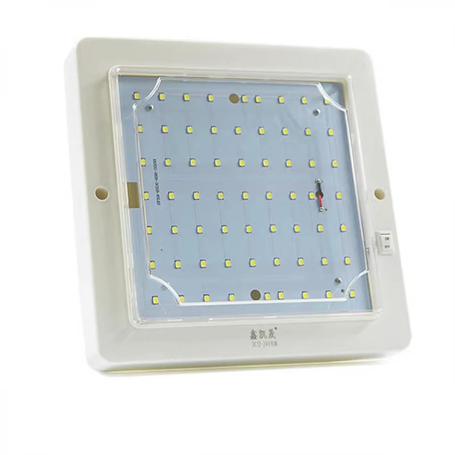 카라반 천장 사각 LED 9W 웜화이트 [TYE-CL075]