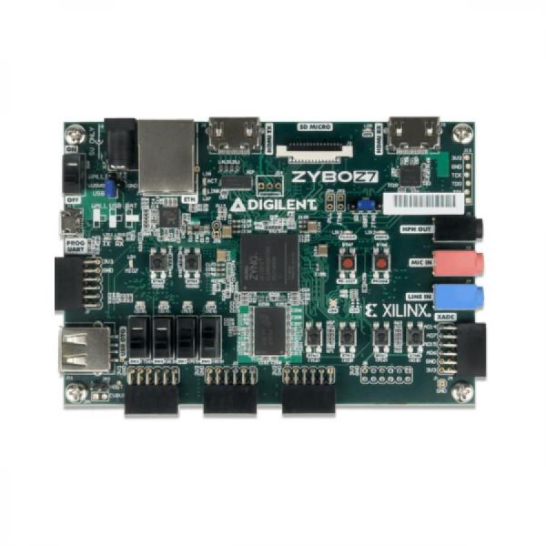 디바이스마트,MCU보드/전자키트 > 프로세서/개발보드 > ARM > Cortex-A9,Digilent,Zybo Z7-20: Zynq-7000 ARM/FPGA SoC Development Board 410-351-20,667MHz 듀얼 코어 Cortex-A9 프로세서 / 8개의 DMA 채널과 4개의 고성능 AXI3 슬레이브 포트가 있는 DDR3L 메모리 컨트롤러 / 32비트 버스 @ 533MHz(1066MHz)의 1GB DDR3L