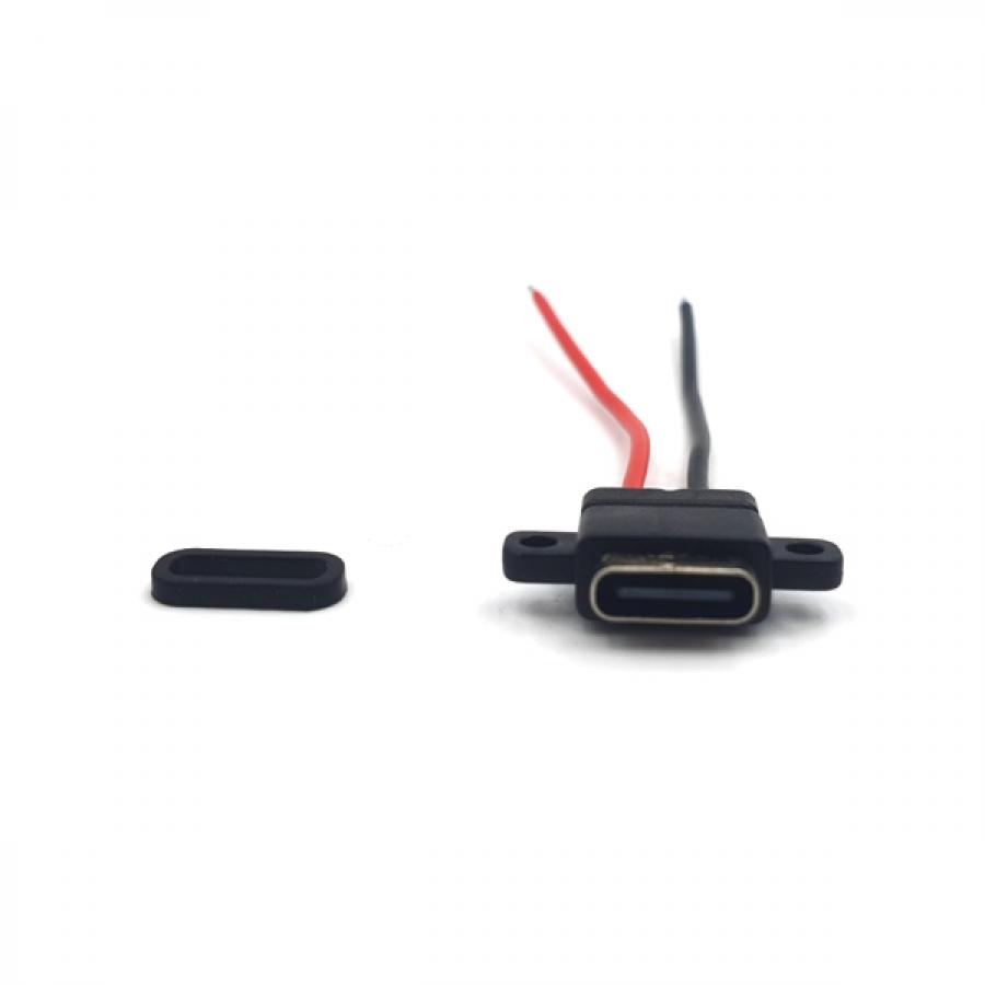 C타입 USB 3.1 방수 DIY 2핀 커넥터 [SZH-CON027]