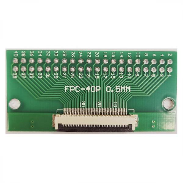 디바이스마트,커넥터/PCB > FFC/FPC 커넥터 > 40핀/41핀/42핀 커넥터,가나시이스,40핀, 0.5mm pitch FFC FPC to Connector 변환보드,커넥터 모듈 / FPC FFC to 커넥터 보드 / FFC FPC Cable 변환보드 / FFC FPC to 30pin Conector Board / 30P-1.0mm to 2.54mm 2x15Pin DIP Header / Connector 포함