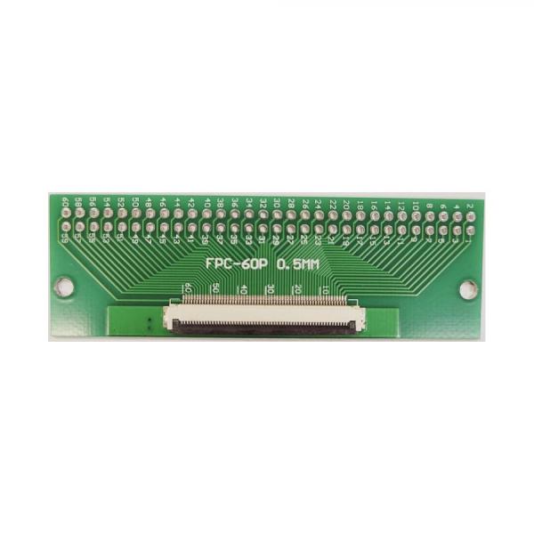 디바이스마트,커넥터/PCB > FFC/FPC 커넥터 > 54핀/55핀/57핀/60핀 커넥터,가나시이스,60핀, 0.5mm pitch FFC FPC to Connector 변환보드,커넥터 모듈 / FPC FFC to 커넥터 보드 / FFC FPC Cable 변환보드 / FFC FPC to 60pin Conector Board / 60P-0.5mm to 2.54mm 2x30Pin DIP Header / Connector 포함