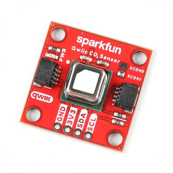 디바이스마트,MCU보드/전자키트 > 센서모듈 > 온도/습도 > 온습도겸용,SparkFun,CO₂ Humidity and Temperature Sensor - SCD41 (Qwiic) [SEN-22396],SCD41 / 이산화탄소, 온습도 센서 /  0~40000ppm의 농도를 400~5000ppm ±(40ppm+5%) 이상의 높은 정확도로 감지 / 3.3V