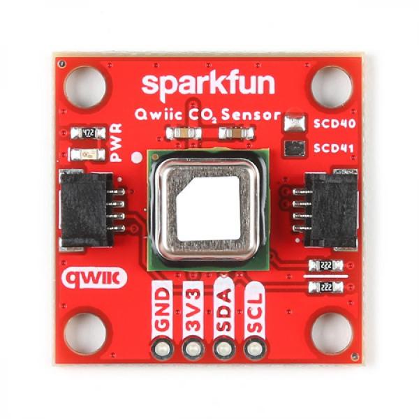 디바이스마트,MCU보드/전자키트 > 센서모듈 > 온도/습도 > 온습도겸용,SparkFun,CO₂ Humidity and Temperature Sensor - SCD40 (Qwiic) [SEN-22395],SCD40 / 이산화탄소, 온습도 센서 /  0~40000ppm의 농도를 400~2000ppm ±(50ppm+5%) 이상의 높은 정확도로 감지 / 3.3V