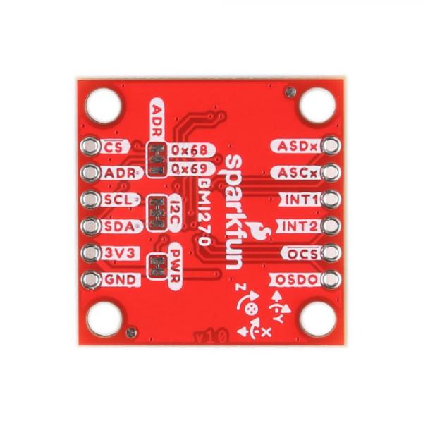 디바이스마트,MCU보드/전자키트 > 센서모듈 > 가속도/자이로/지자기센서 > 통합 6축,SparkFun,6DoF IMU Breakout - BMI270 (Qwiic) [SEN-22397],BMI270 Micro 6DoF IMU / 가속도계 및 자이로, 지능형 모션 트리거 탑제 / 1.8V ~ 3.3V / 1 X 1인치