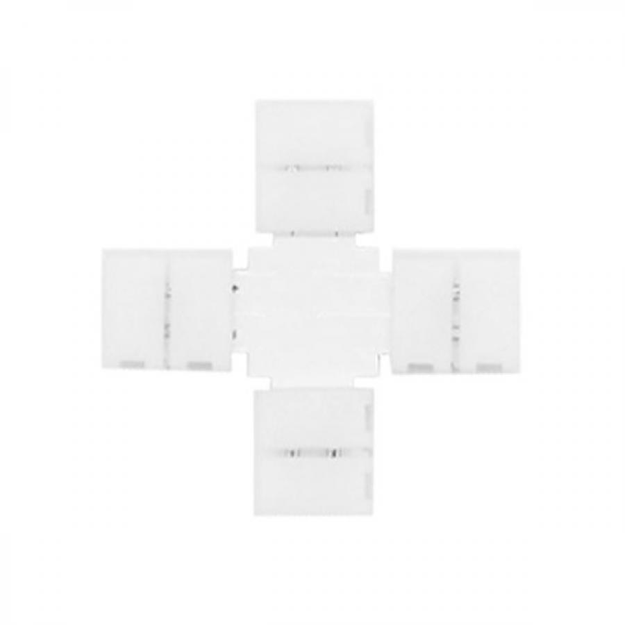 2pin 10MM LED 스트립 커넥터 X자형 [HWD-LSC006]