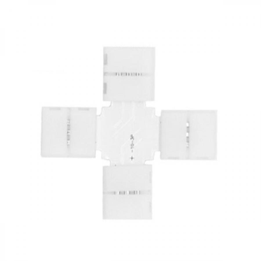 3pin 10MM LED 스트립 커넥터 X자형 [HWD-LSC011]