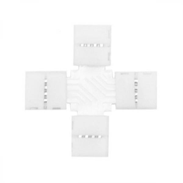 디바이스마트,LED/LCD > LED 악세사리 > 전기배선용품,SMG,4pin 8MM LED 스트립 커넥터 X자형 [HWD-LSC015],LED바를 연결하는 커넥터 입니다. / 4핀 / 8mm / X자형 / 2835 3528 RGB LED