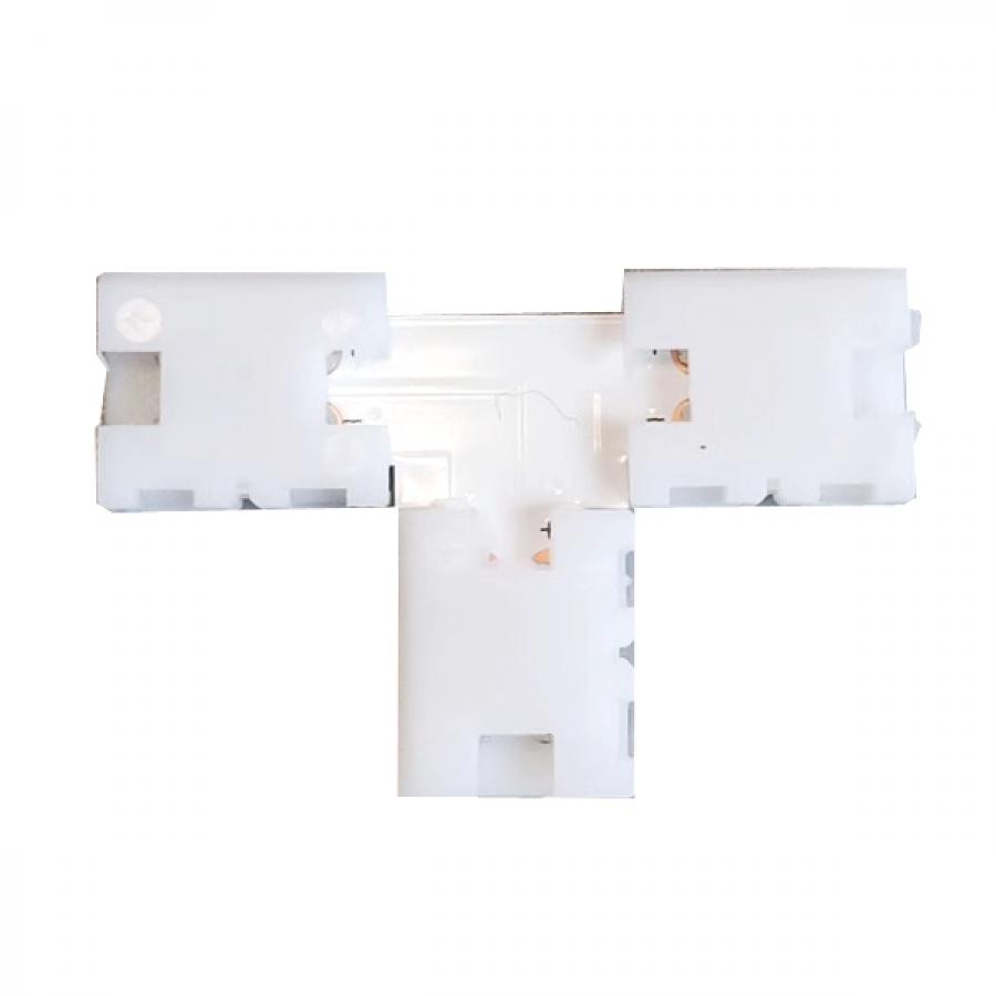 2pin 8MM LED 스트립 커넥터 라인 T자형 [HWD-LSC021]