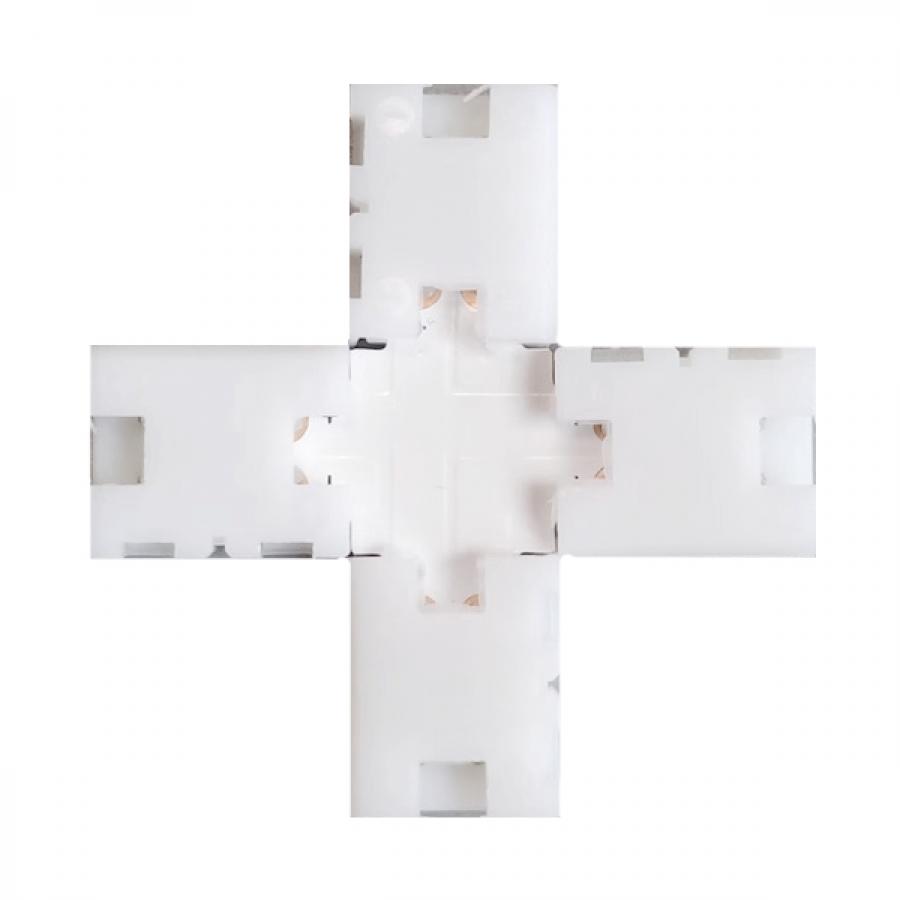 2pin 8MM LED 스트립 커넥터 라인 X자형 [HWD-LSC022]