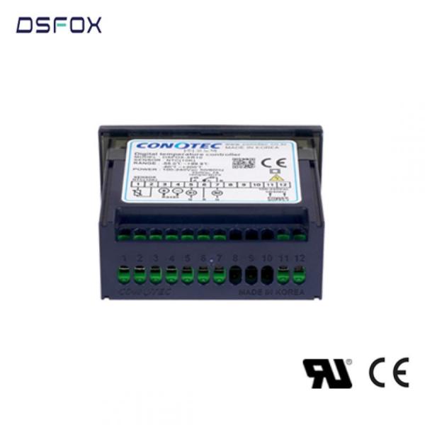 디바이스마트,기계/제어/로봇/모터 > 자동화(FA) > 제어 > 온도조절계,CONOTEC,디지털 냉난방 온도 조절기 DSFOX-XR10,입력 센서: NTC(10KΩ) / 규격: 77(W) x 35(H) x 66.5(D) / 출력: 1 relay 1C 250V AC, 2A / 정격 전압: 100~240V AC 50/60Hz / 측정 범위: -55.0~99.9℃, -60~200℉