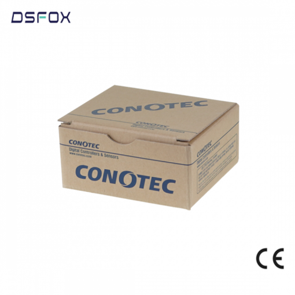 디바이스마트,기계/제어/로봇/모터 > 자동화(FA) > 제어 > 온도조절계,CONOTEC,디지털 냉난방 온도 조절기 DSFOX-TC10,입력 센서: CA(K) / 규격: 77(W) x 35(H) x 66.5(D) / 출력: 1 relay 1C 250V AC, 2A / 정격 전압: 100~240V AC 50/60Hz / 측정 범위: -50.0~1,200.0℃, -58~2,192℉