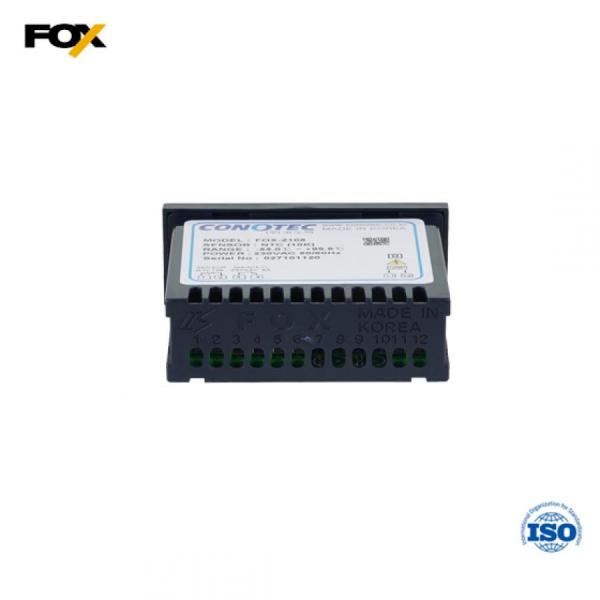 디바이스마트,기계/제어/로봇/모터 > 자동화(FA) > 제어 > 온도조절계,CONOTEC,디지털 온도 조절기 FOX-2108,입력 센서: NTC(10KΩ) / 규격: 77(W) x 35(H) x 78(D) / 출력: 1 relay 1A 250V AC, 8A / 정격 전압: 230V AC 50/60Hz / 온도 범위: -55.0~99.9℃