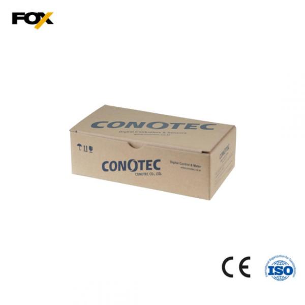 디바이스마트,기계/제어/로봇/모터 > 자동화(FA) > 제어 > 온도조절계,CONOTEC,디지털 온도 조절기 FOX-2003,입력 센서: NTC(10KΩ) / 규격: 77(W) x 35(H) x 78(D) / 출력: 3 relay 3A 250V AC 2A / 정격 전압: 230V AC 50/60Hz / 온도 범위: -55.0~99.9℃