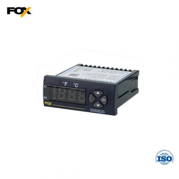 디바이스마트,기계/제어/로봇/모터 > 자동화(FA) > 제어 > 온도조절계,CONOTEC,디지털 온도 조절기 FOX-2002CC,입력 센서: NTC(10KΩ) / 규격: 77(W) x 35(H) x 78(D) / 출력: 2 relay 2A 250V AC 2A / 정격 전압: 230V AC 50/60Hz / 온도 범위: -55.0~99.9℃, -67~212℉