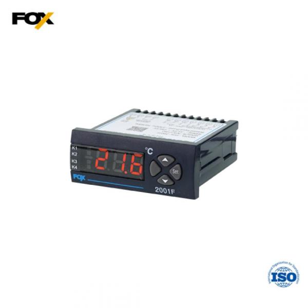 디바이스마트,기계/제어/로봇/모터 > 자동화(FA) > 제어 > 온도조절계,CONOTEC,디지털 온도 조절기 FOX-2001F,입력 센서: NTC(10KΩ) / 규격: 77(W) x 35(H) x 78(D) / 출력: 4 relay 1C 3A 250V AC 2A / 정격 전압: 230V AC 50/60Hz / 온도 범위: -55.0~99.9℃