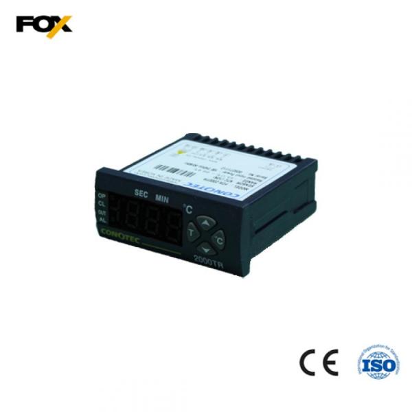 디바이스마트,기계/제어/로봇/모터 > 자동화(FA) > 제어 > 온도조절계,CONOTEC,온실용 온도 조절기 FOX-2000TR,입력 센서: NTC(10KΩ) / 규격: 77(W) x 35(H) x 78(D) / 출력: 2 relay 1C 1A 250V AC 2A / 정격 전압: 100~240V AC 50/60Hz / 온도 범위: -55.0~99.9℃