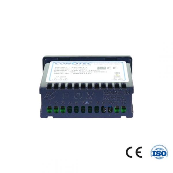 디바이스마트,기계/제어/로봇/모터 > 자동화(FA) > 제어 > 온도조절계,CONOTEC,디지털 온도 조절기 FM-2PT-1,입력 센서: PT 100Ω / 출력: 정격 전압: 100~240V AC 50/60Hz / 측정 범위: -199.9~400℃
