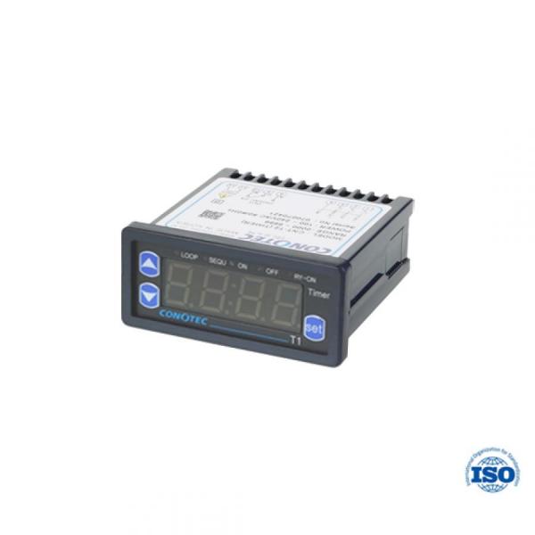 디바이스마트,기계/제어/로봇/모터 > 자동화(FA) > 제어 > 온도조절계,CONOTEC,디지털 타이머 CNT-T1,출력: 1 relay 1C 250V AC 3A / 정격 전압: 230V AC 50/60Hz / 측정 범위: 00:00~23:59