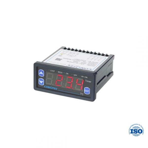 디바이스마트,기계/제어/로봇/모터 > 자동화(FA) > 제어 > 온도조절계,CONOTEC,디지털 타이머 CNT-T1,출력: 1 relay 1C 250V AC 3A / 정격 전압: 230V AC 50/60Hz / 측정 범위: 00:00~23:59