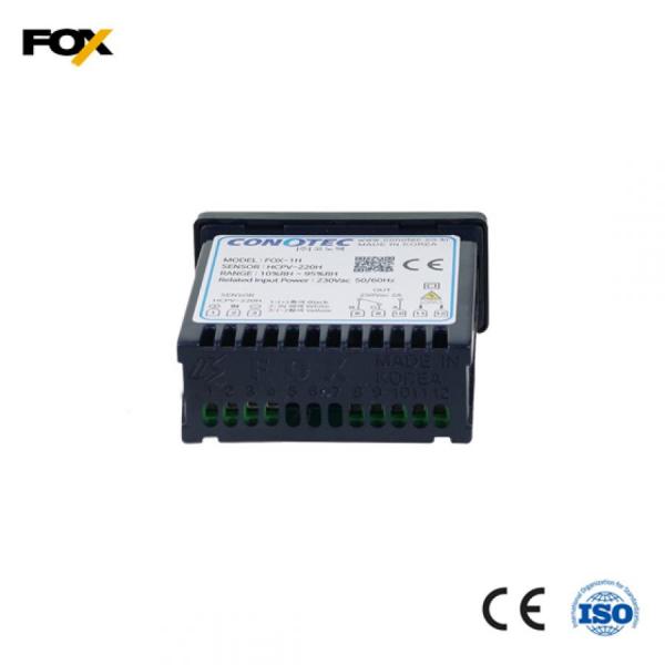 디바이스마트,기계/제어/로봇/모터 > 자동화(FA) > 제어 > 온도조절계,CONOTEC,디지털 온도 조절기 FOX-1H,입력 센서: HCPV - 220H / 출력: 1 relay 1C 250V AC 2A / 정격 전압: 230V AC 50/60Hz / 습도 범위: 10~95% RH