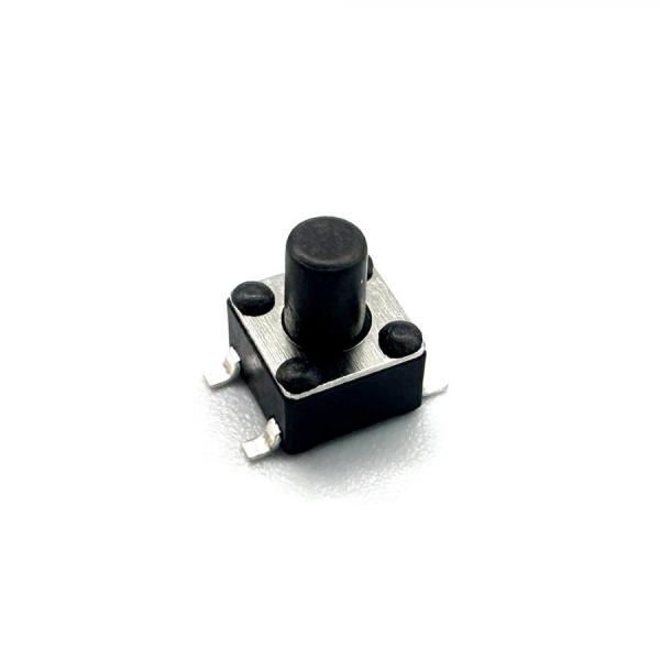 디바이스마트,스위치/부저/전기부품 > 스위치 > Tact 스위치(SMD타입),BIND,산업용 고온 저항성 마이크로 택트 스위치(H6.0) [AK-TS-C015-9],Tact 스위치/ SMD 타입 / DC 12V / 길이 : 4.5mm*4.5mm*6.0mm