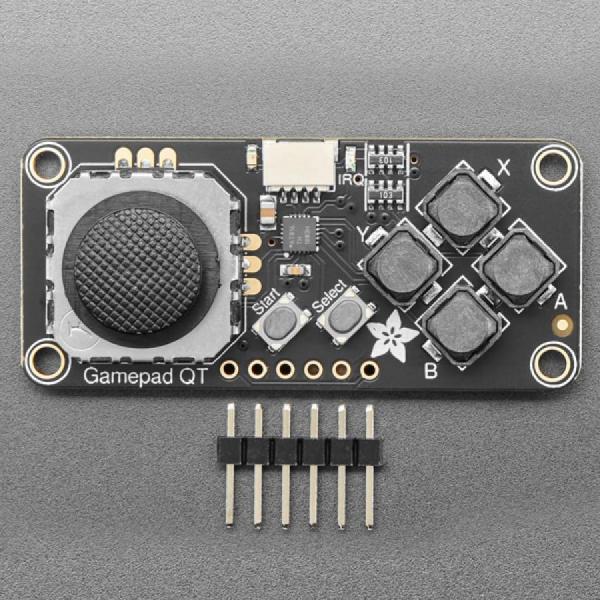 디바이스마트,MCU보드/전자키트 > 버튼/스위치/제어/RTC > 버튼/스위치/조이스틱,Adafruit,Adafruit Mini I2C Gamepad with seesaw - STEMMA QT / Qwiic [ada-5743],Mini I2C 게임패드 / STEMMA QT /크기 : 50.8mm x 22.8mm x 14.5mm