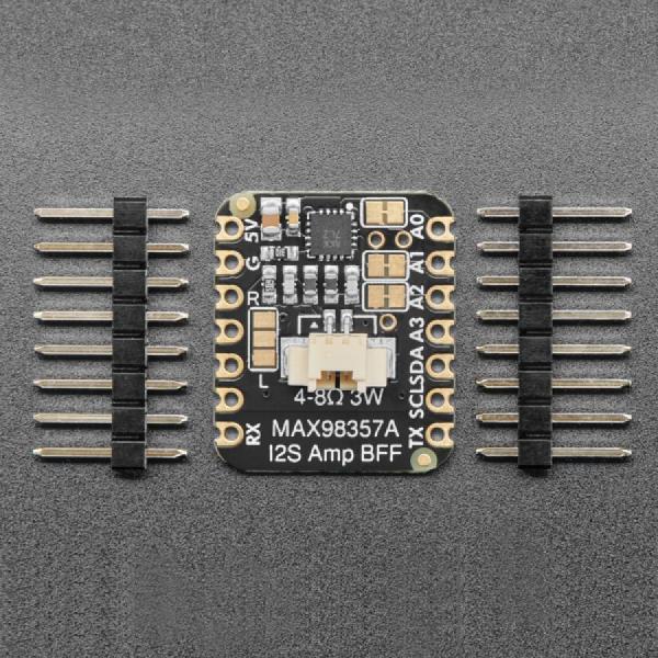 디바이스마트,MCU보드/전자키트 > 음악/앰프/녹음 > 앰프/증폭,Adafruit,Adafruit I2S Amplifier BFF Add-On for QT Py and Xiao [ada-5770],QT Py 및 Xiao용 Adafruit I2S 증폭기 BFF 애드온 / MAX9835 / 고품질 오디오 재생