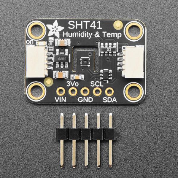 디바이스마트,MCU보드/전자키트 > 센서모듈 > 온도/습도 > 온습도겸용,Adafruit,Adafruit Sensirion SHT41 Temperature & Humidity Sensor - STEMMA QT / Qwiic [ada-5776],SHT41 I2C온습도 센서 / 습도 : 최대 ±1.8%RH / 온도 : 최대 ±0.2°C / 3.3 ~ 5V