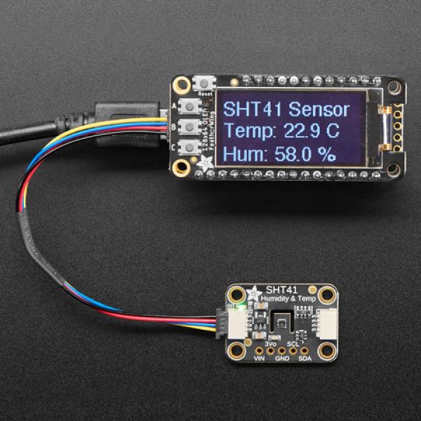디바이스마트,MCU보드/전자키트 > 센서모듈 > 온도/습도 > 온습도겸용,Adafruit,Adafruit Sensirion SHT41 Temperature & Humidity Sensor - STEMMA QT / Qwiic [ada-5776],SHT41 I2C온습도 센서 / 습도 : 최대 ±1.8%RH / 온도 : 최대 ±0.2°C / 3.3 ~ 5V