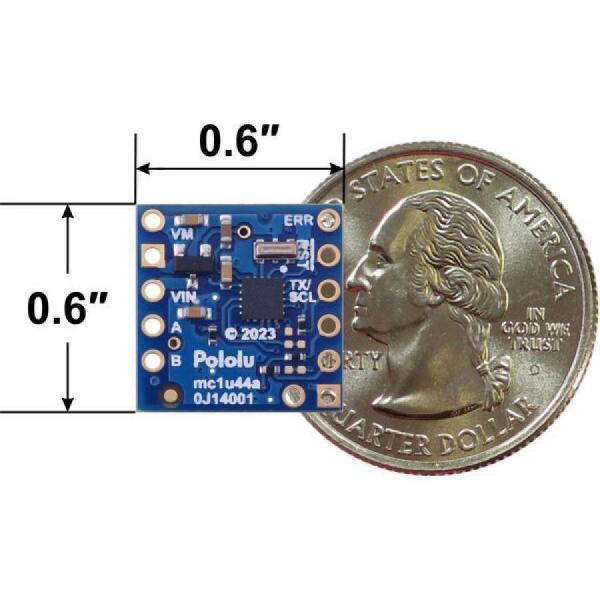 디바이스마트,MCU보드/전자키트 > 버튼/스위치/제어/RTC > 모터/모터컨트롤,Pololu,Motoron M1U550 Single Serial Motor Controller (Header Pins Soldered) #5076,M1U550은 1.8V ~ 22V에서 작동하며 최대 1.8A의 연속 출력 전류를 제공 / UART / 납떈된 헤더 포함