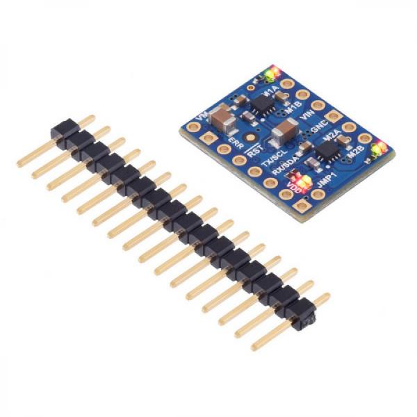 디바이스마트,MCU보드/전자키트 > 버튼/스위치/제어/RTC > 모터/모터컨트롤,Pololu,Motoron M2U550 Dual Serial Motor Controller #5081,M2U550은 1.8V ~ 22V에서 작동하며 최대 1.6A의 연속 출력 전류를 제공 / UART를 사용하여 2개의 DC 모터를 제어 / 순정